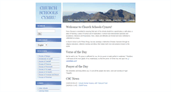 Desktop Screenshot of churchschoolscymru.org