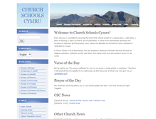 Tablet Screenshot of churchschoolscymru.org